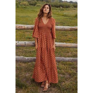 The Basil Dress - Tikka Block